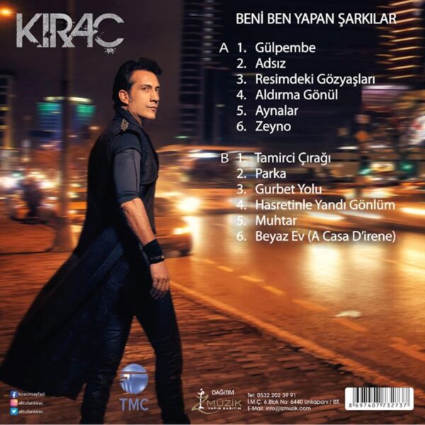 Kıraç - Beni Ben Yapan Şarkılar (LP) - Görsel 2