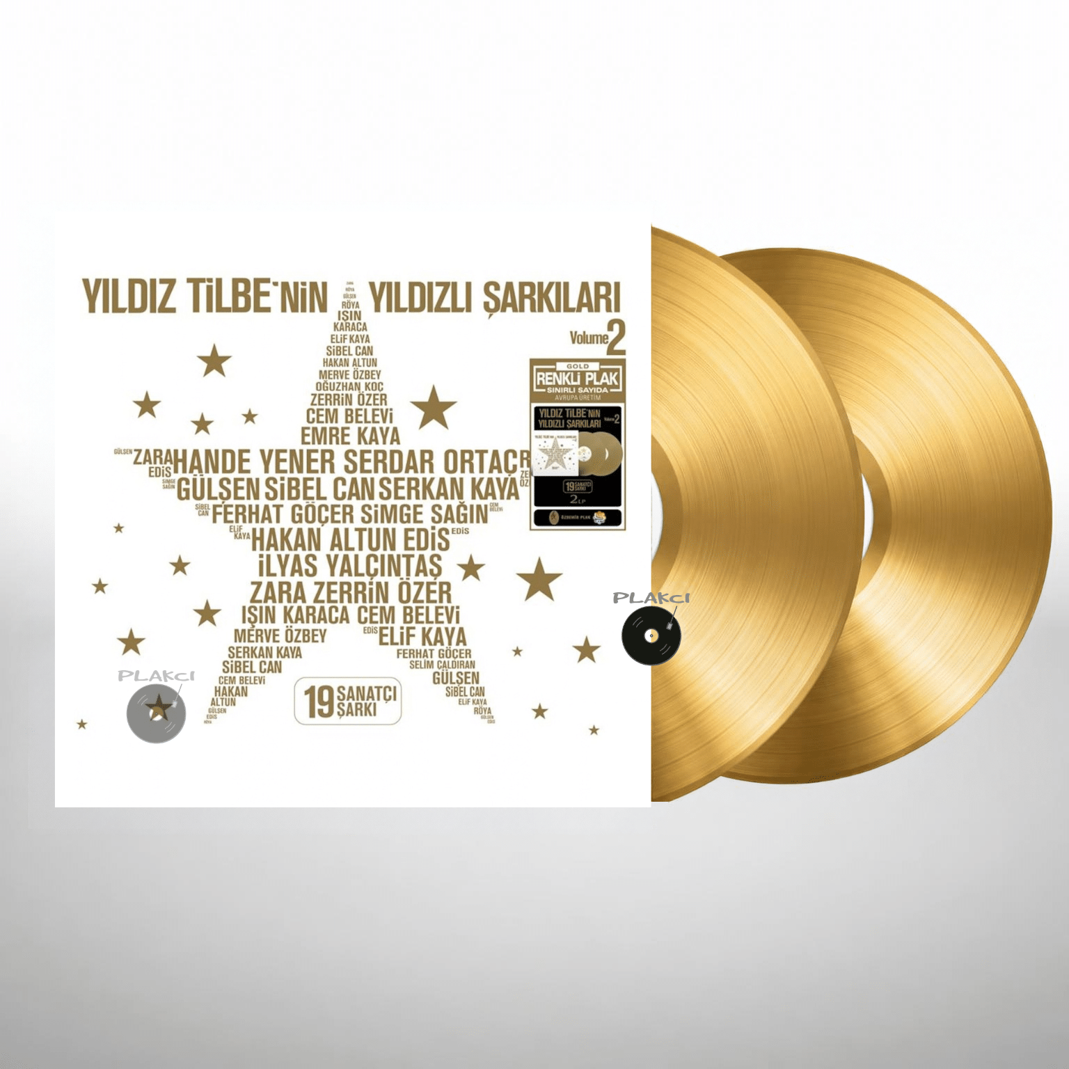 Çeşitli Sanatçılar - Yıldız Tilbe'nin Yıldızlı Şarkıları / Volume 2 (Renkli 2 LP)